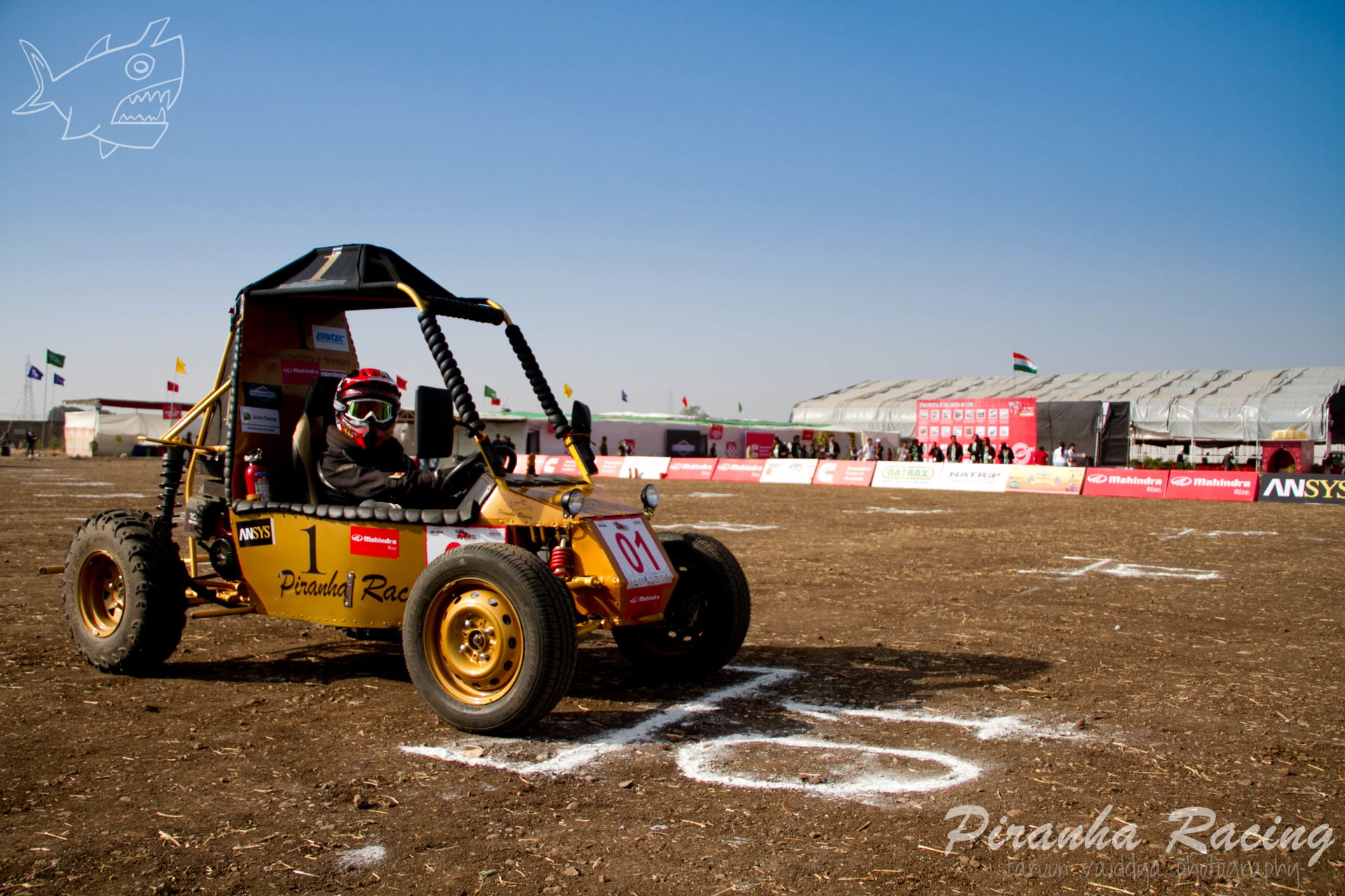 MIT BAJA 2012 Vehicle - Pavan Putra at the starting line-up min…