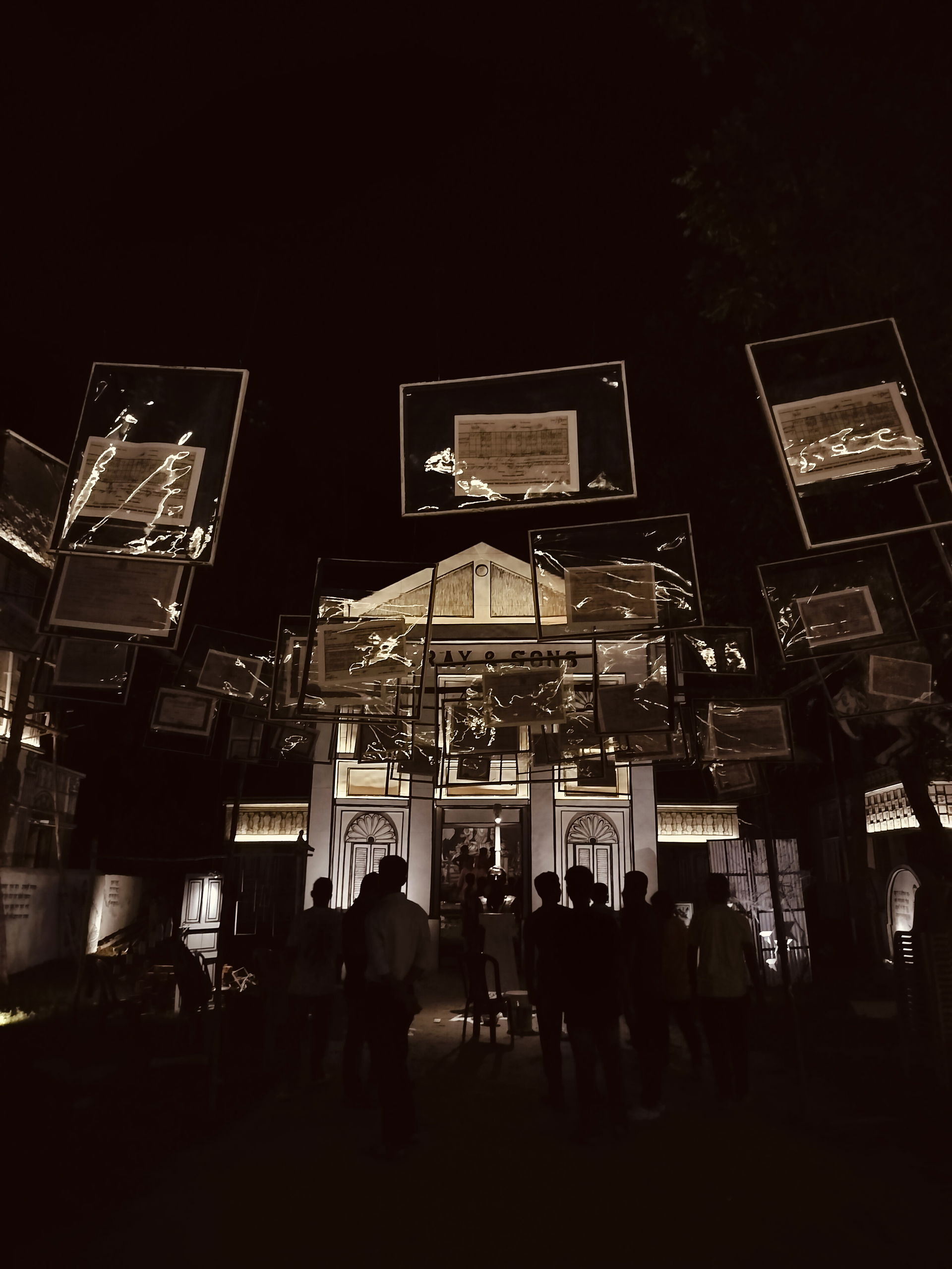 A Durga Puja pandel of Basirhat City.