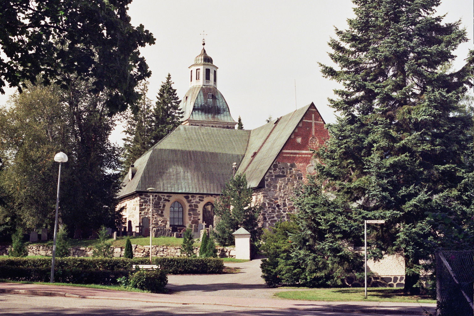 The church in Lauttakylä, Huittinen, Finland. The oldest part o…