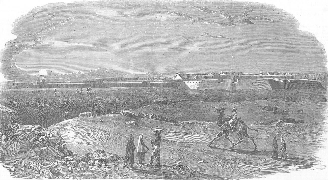 "Ferozepore (Firozpur) – the Fort," from the Illustrated London…