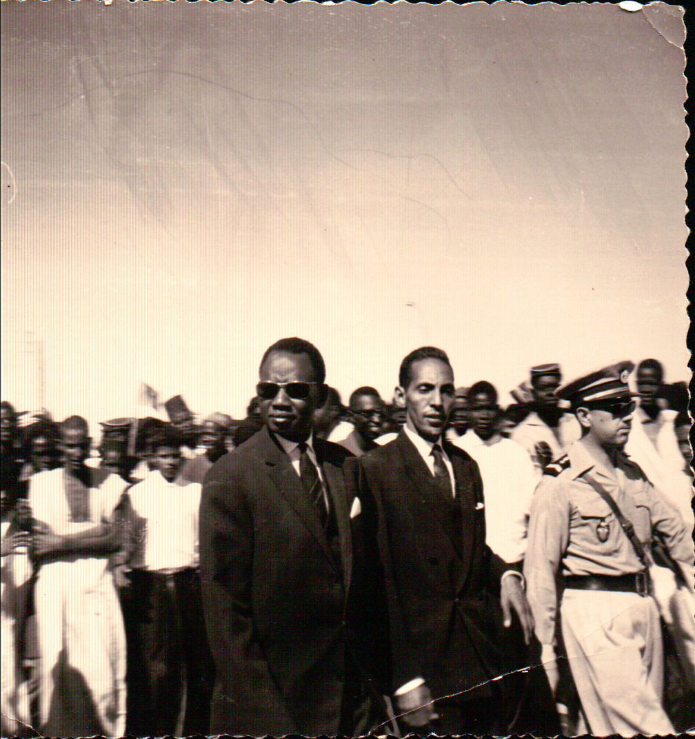 Mamadou Dia, 1st Minister of Senegal visiting Zouerat (Mauritan…