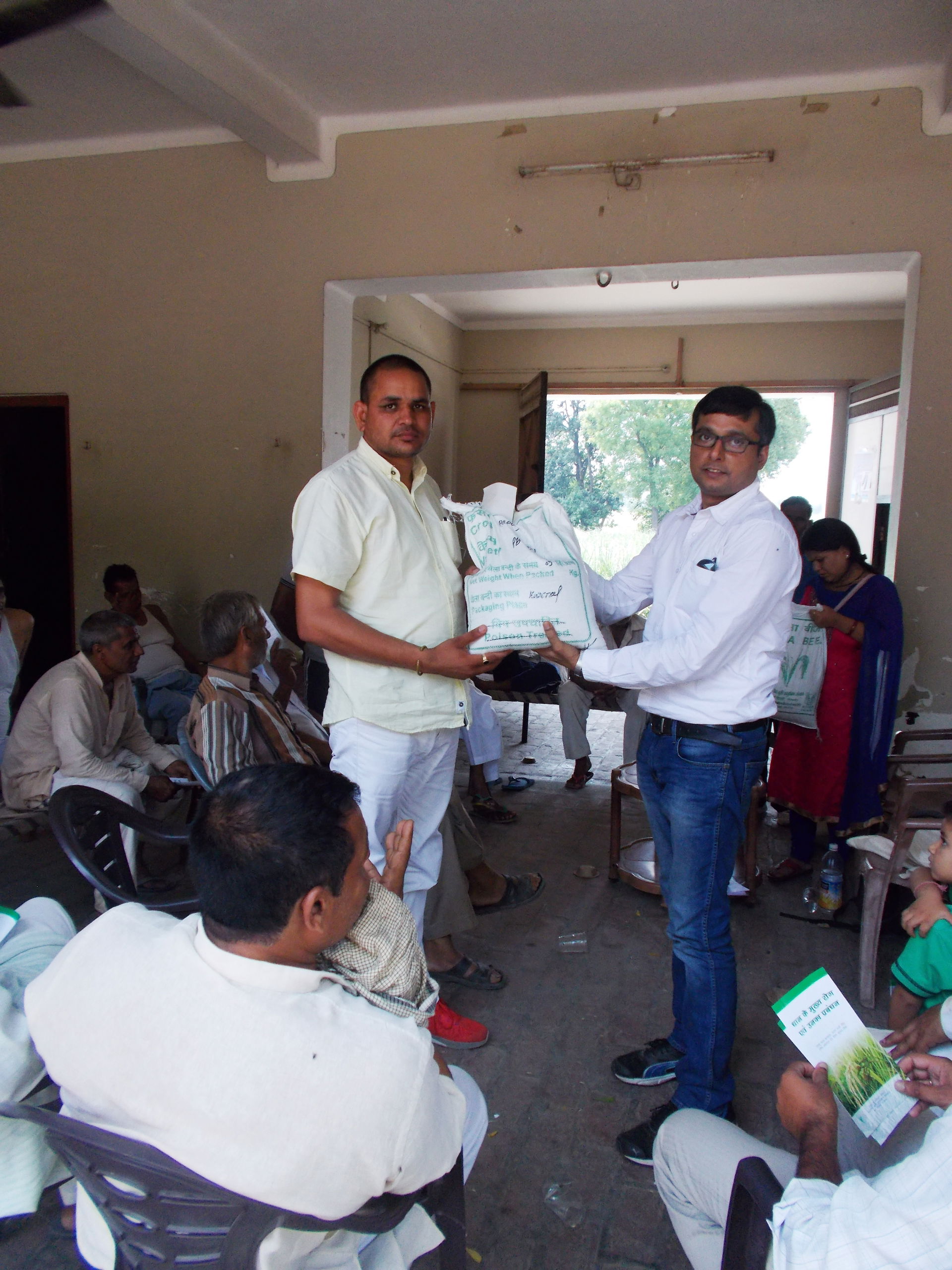 Seed Distribution of Paddy Pusa 1121 in June 2016 to farmers of…