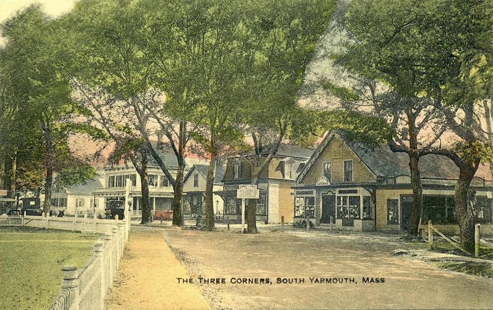 The Three Corners, South Yarmouth, Massachusetts; from a c. 191…