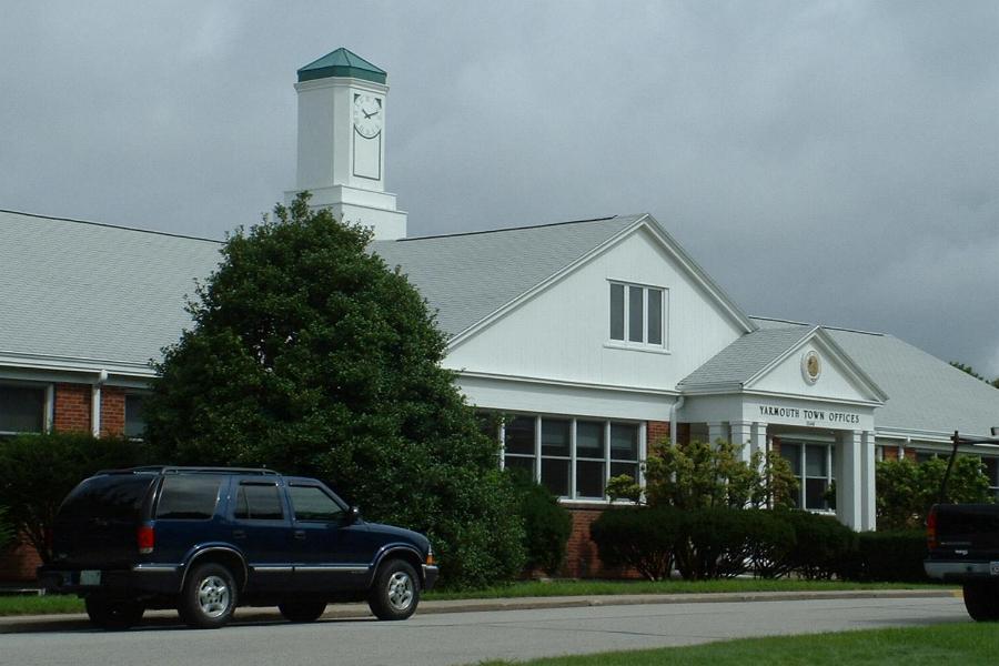 Yarmouth Town Offices, located along Route 28 in Yarmouth, Mass…