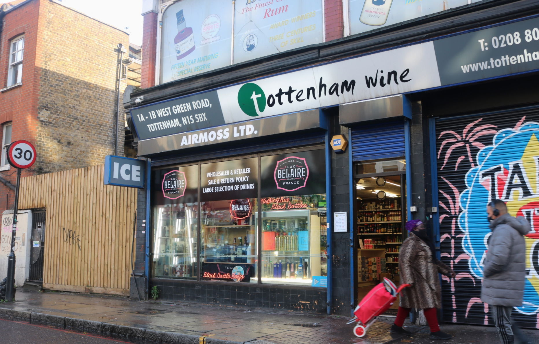 Tottenham Wine on West Green Road, South Tottenham