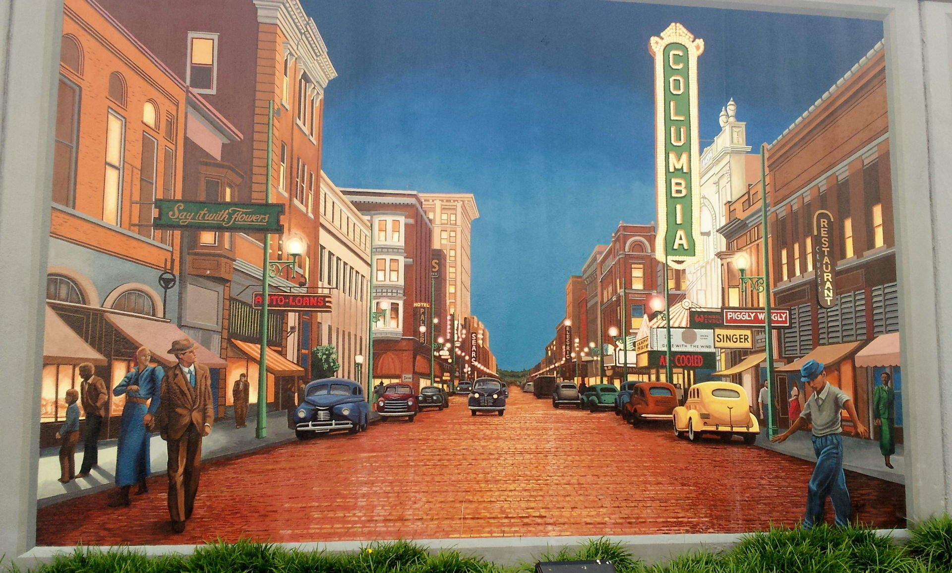 Flood Wall Murals - Paducah, KY (4)