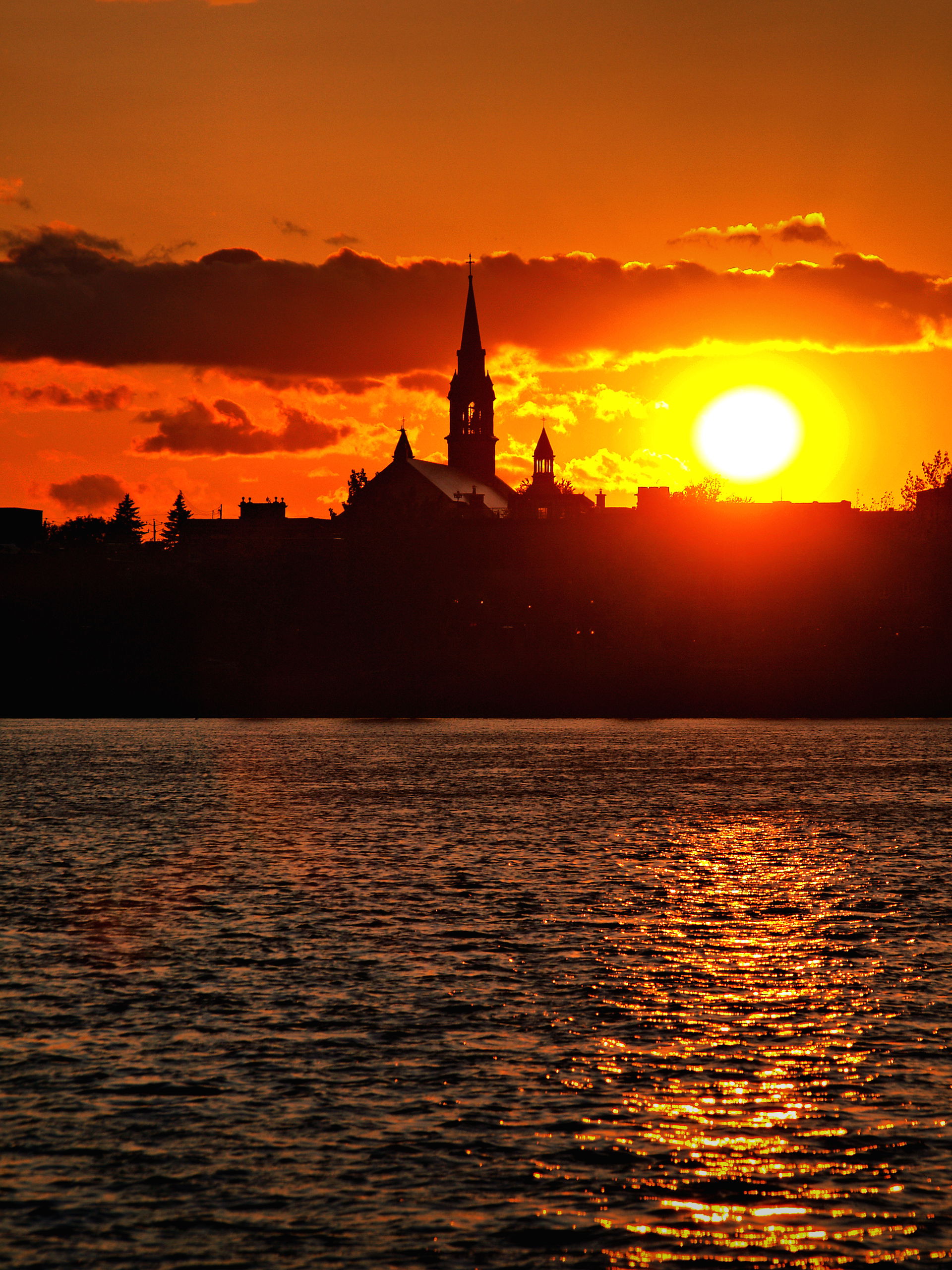 Saint-Jean-sur-Richelieu, Montérégie (Québec) - Coucher de sole…