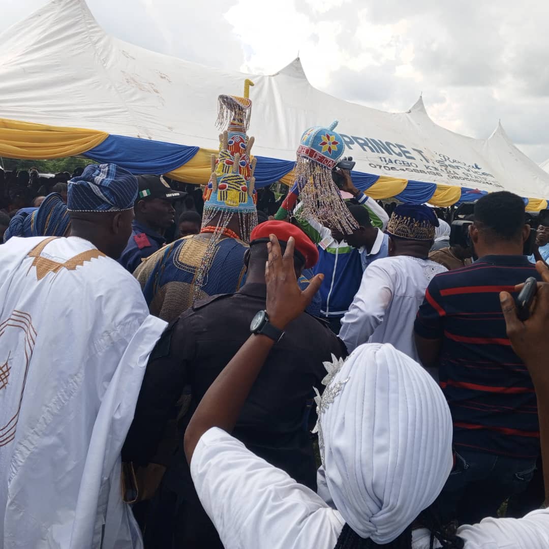 Scenes from the coronation of Onijagbo of Ijagbo, Kwara State o…