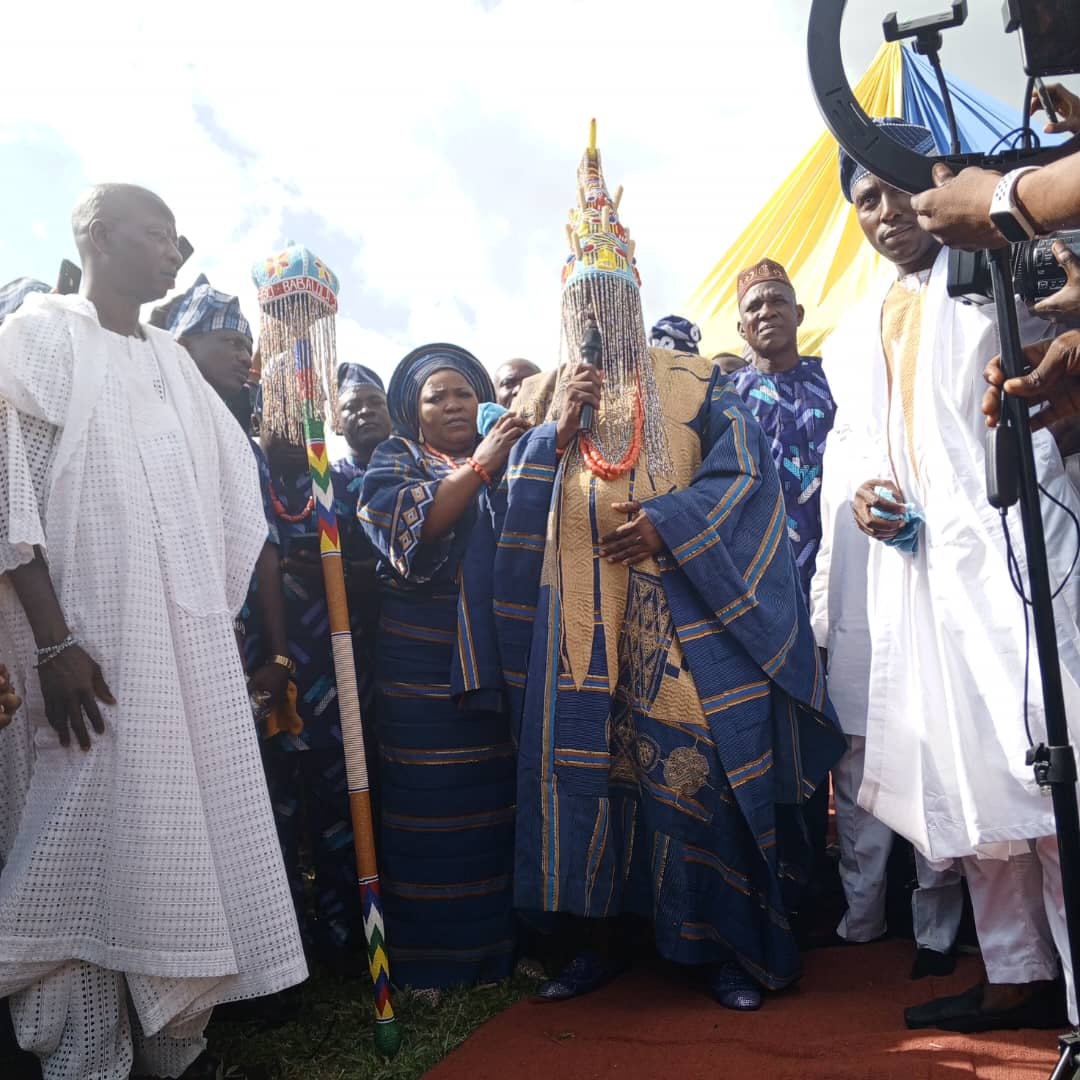 Scenes from the coronation of Onijagbo of Ijagbo, Kwara State o…
