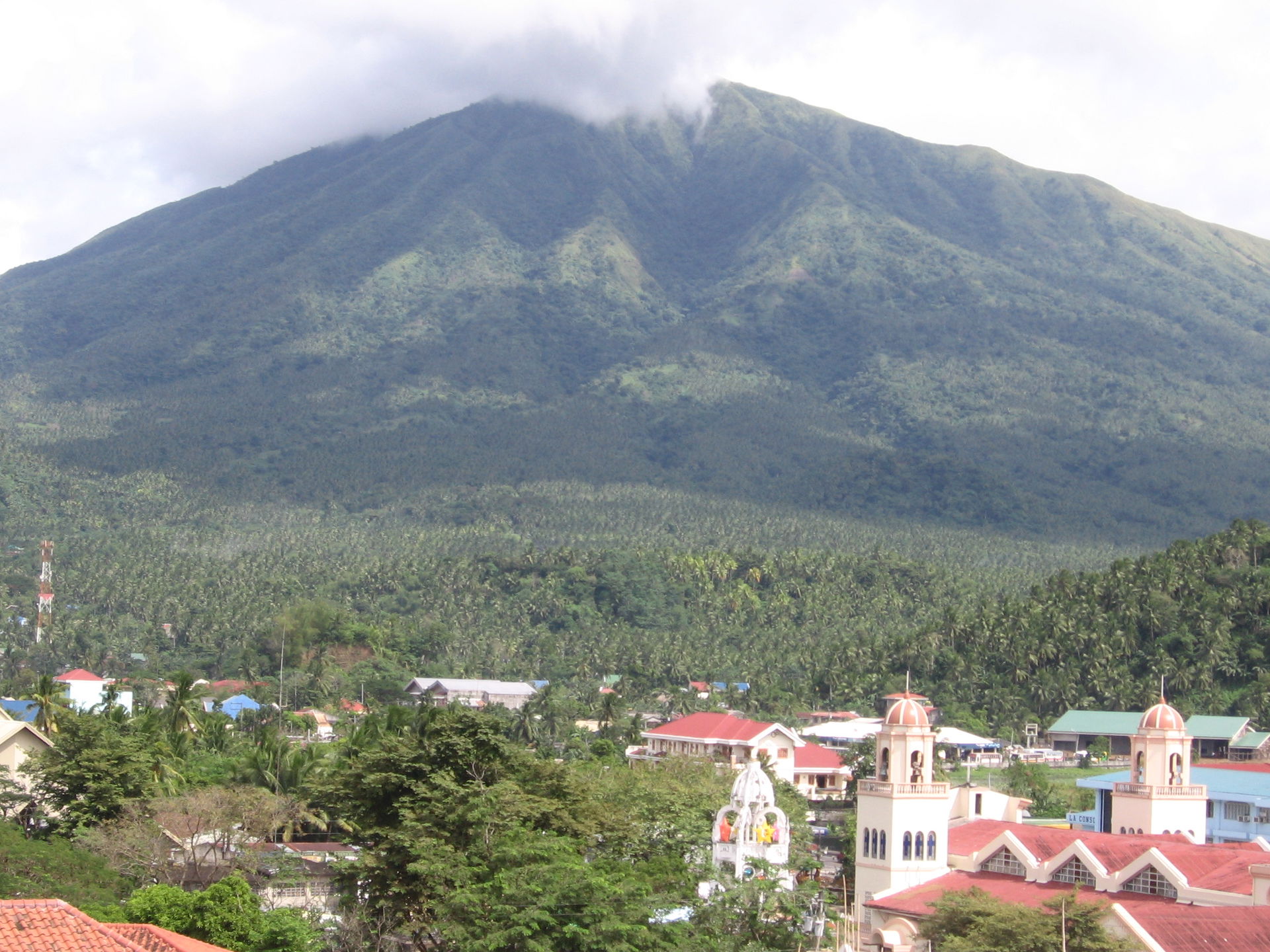View of Mount Iriga (Mt. Asog) from Iriga City