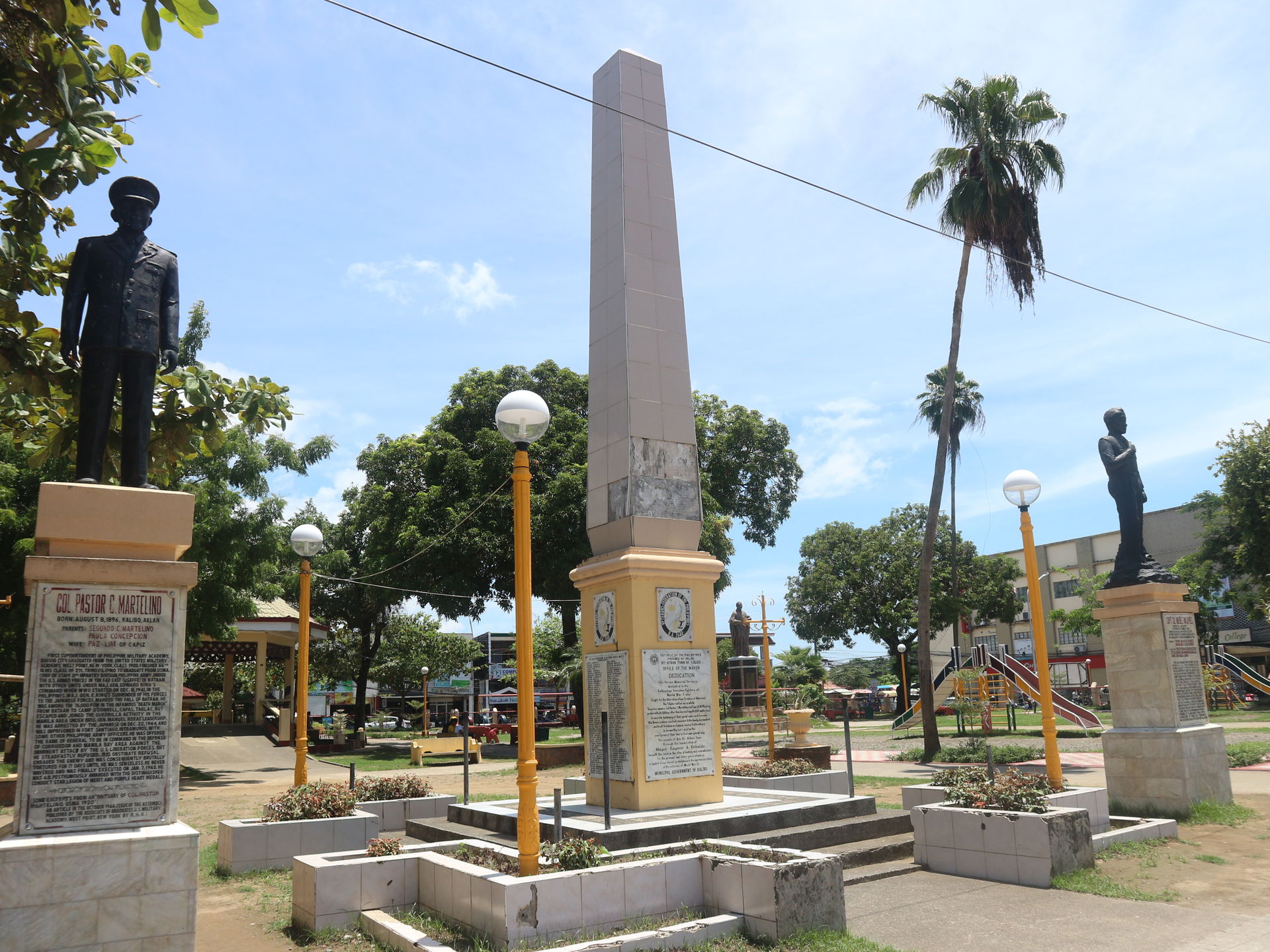 Plaza in Kalibo, Aklan, Philippines