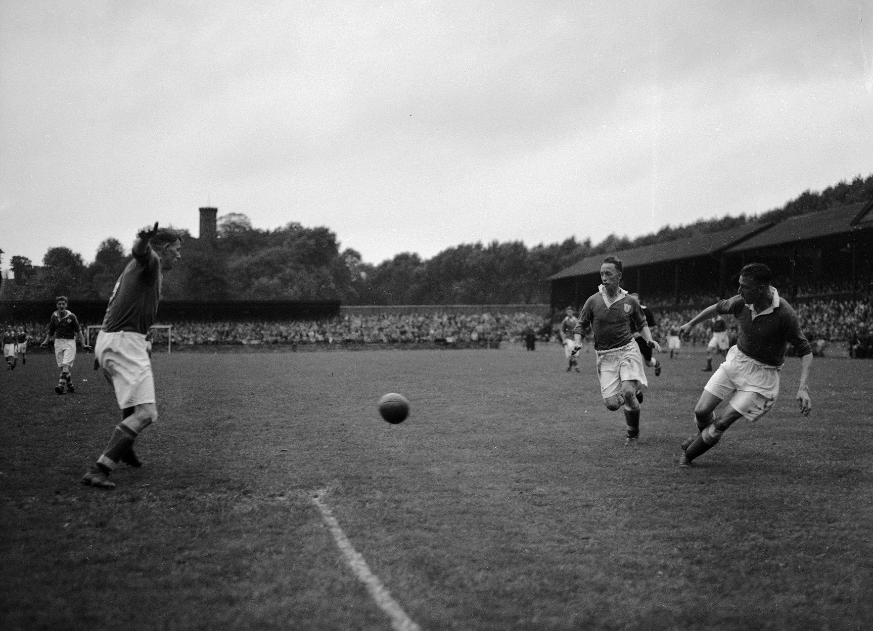 Shrewsbury v Rochdale football match