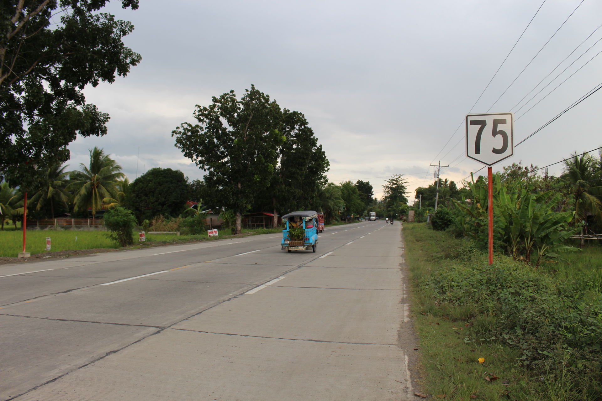 National Route 75 Reassurance Marker located at Pigcawayan, Nor…
