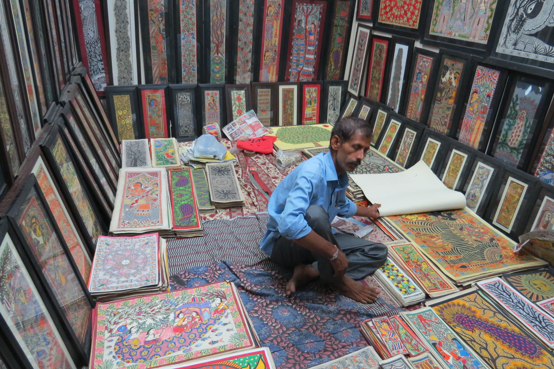 Madhubani paintings or Milithila Painting