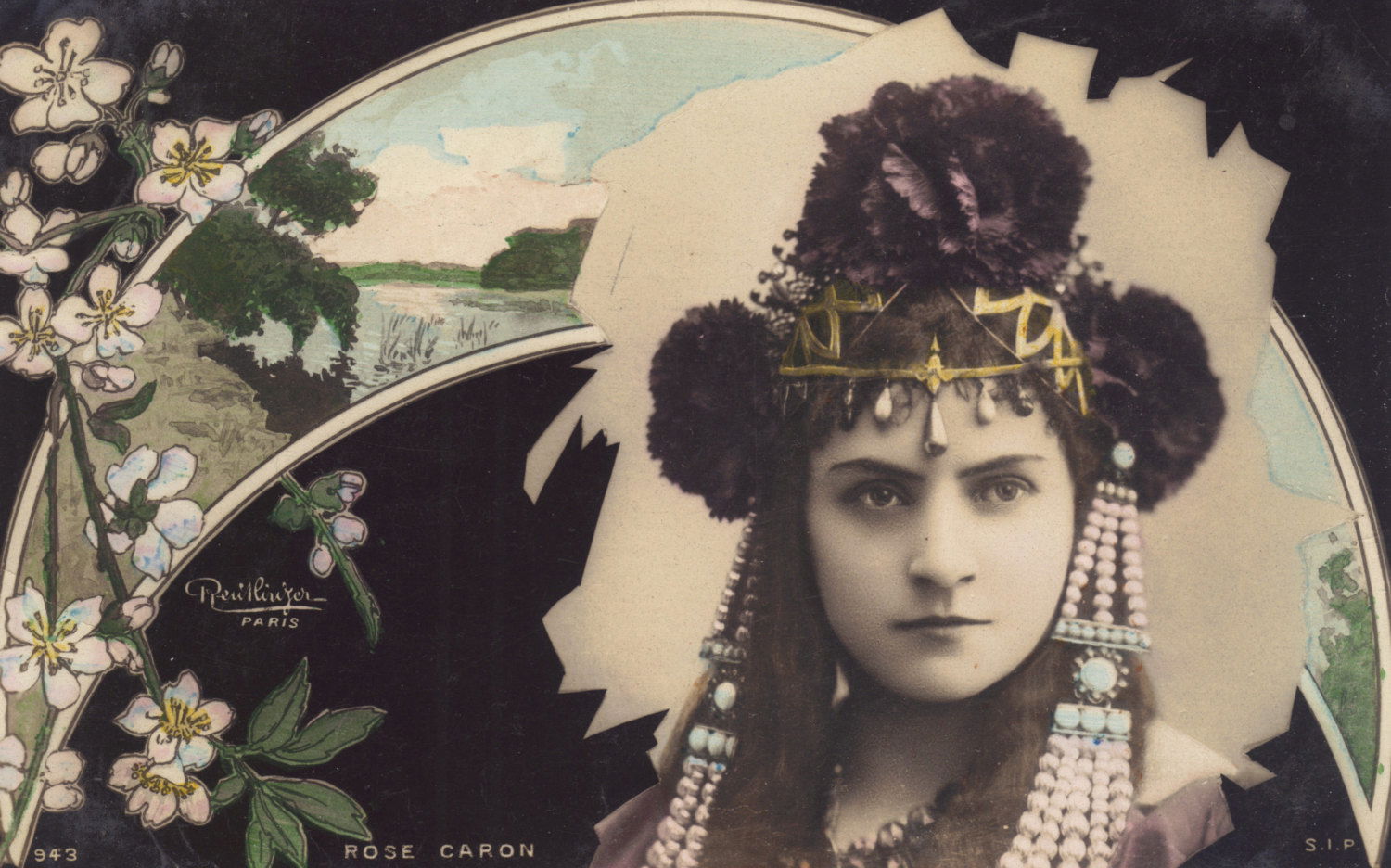 Rose Caron Belle Epoque Operatic Soprano by Reutlinger, circa 1…