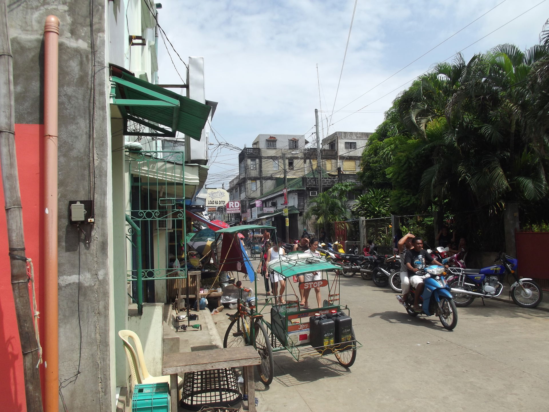 A street in Naval, Biliran in the Philippines.