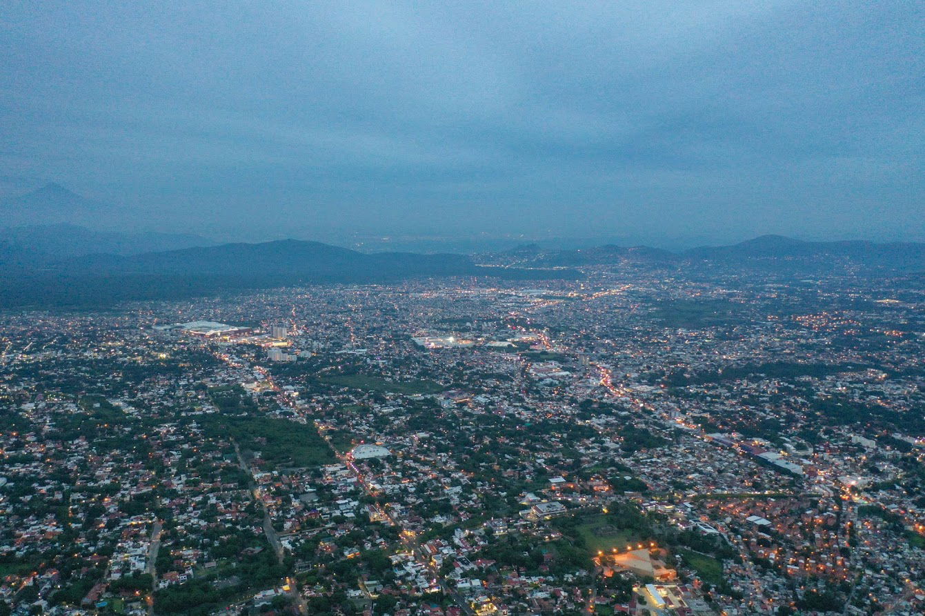 Cuernavaca metropolitan area, view Civac (2019)