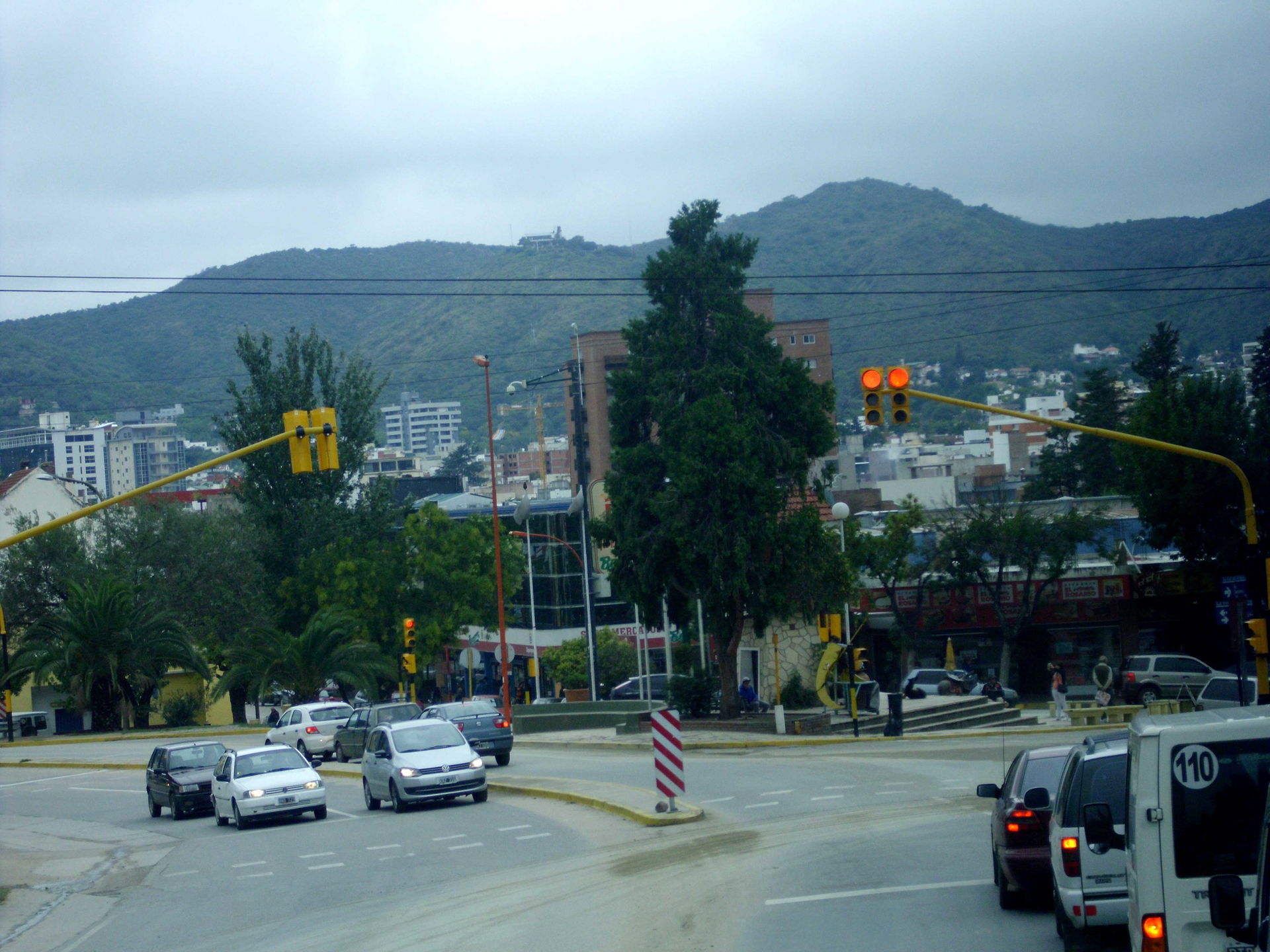Avenues near downtown, touristic city of Villa Carlos Paz, Arge…