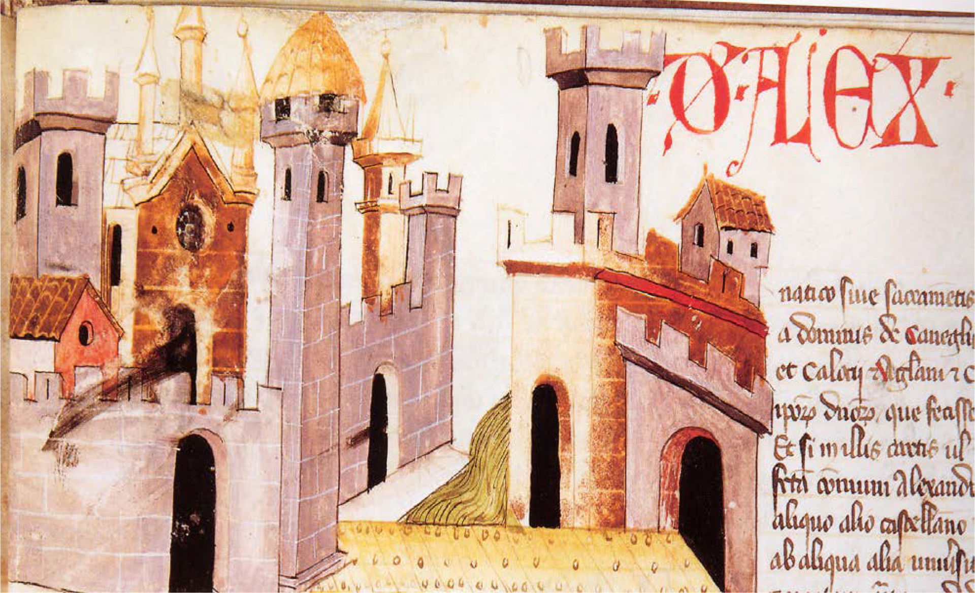 Immagine allegorica della città di Alessandria e di Bergoglio c…