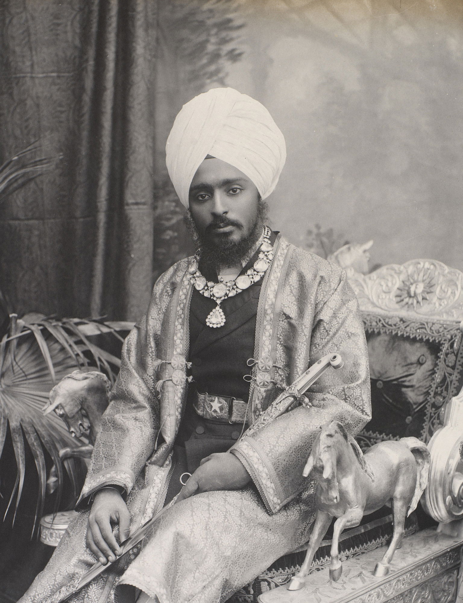 Photograph of Maharaja [then a Tikka Sahib] Ripudaman Singh of …