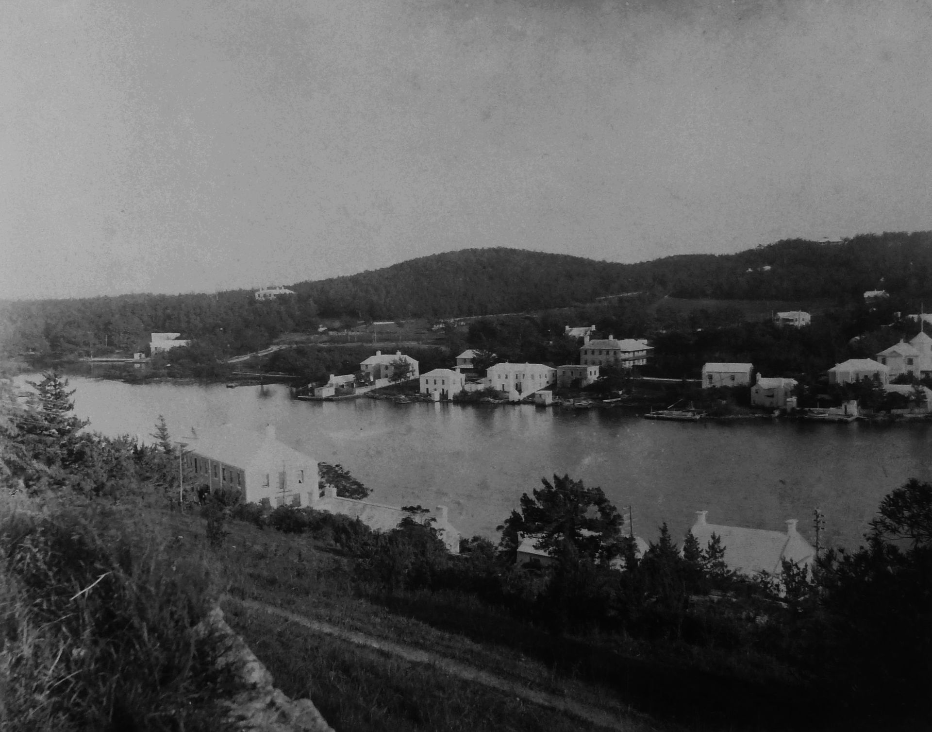 1904 view of eastern Hamilton Harbour and Paget Parish from For…