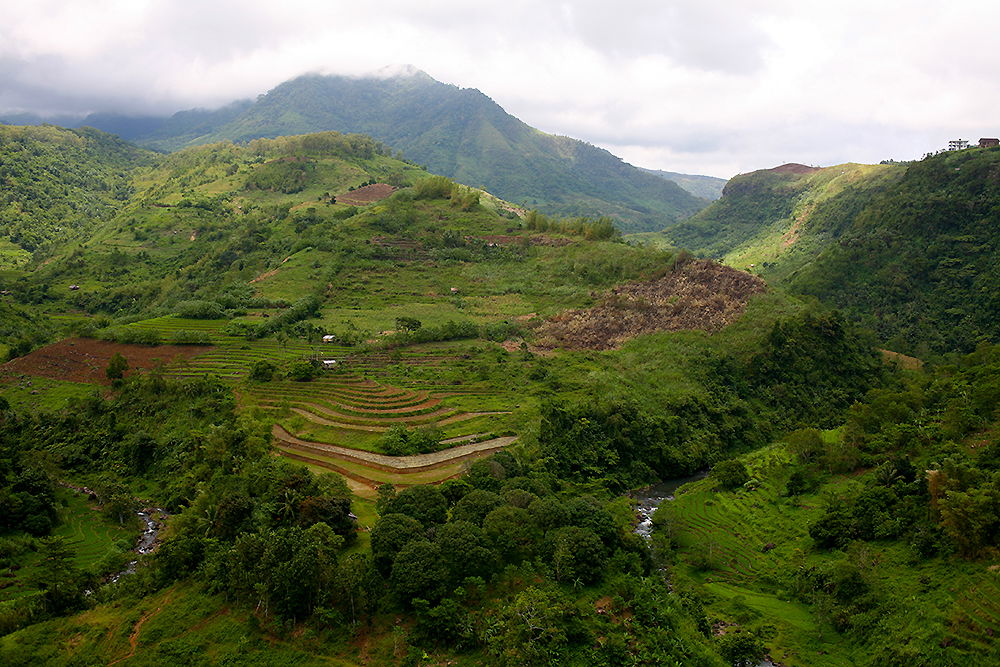 Kanlaon Volcano, Negros Occidental, Philippines, seen from Don …