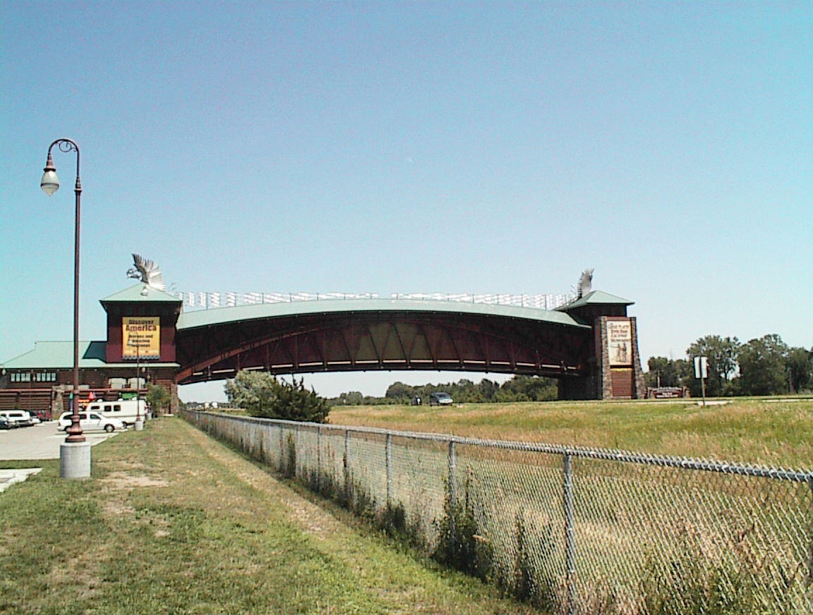 The Great Platte River Road Archway Monument near Kearney, NE. …