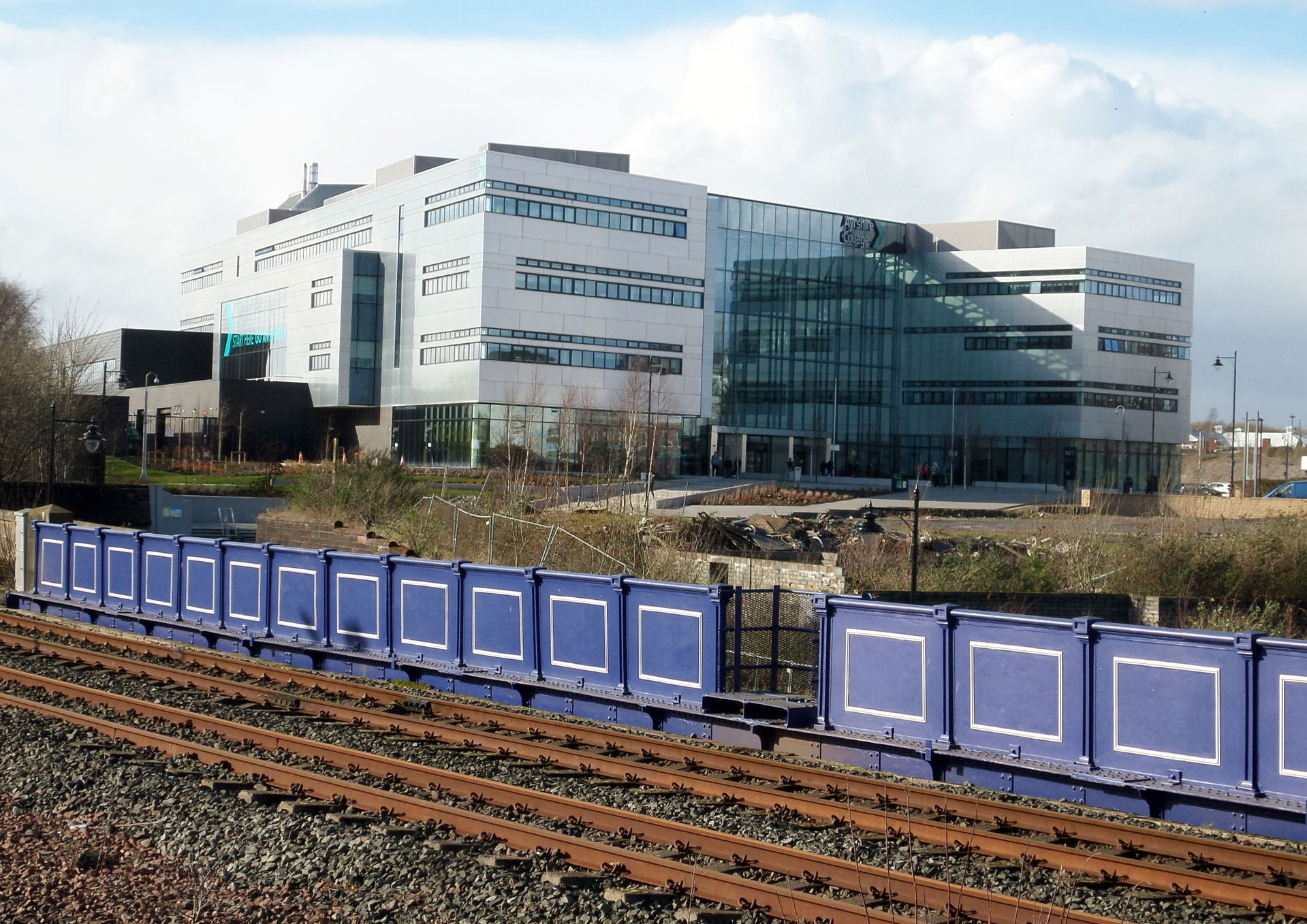 Kilmarnock Campus, Ayrshire College, East Ayrshire, Scotland. V…
