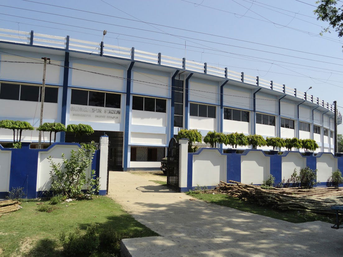 The entrance of Gangarampur Stadium
