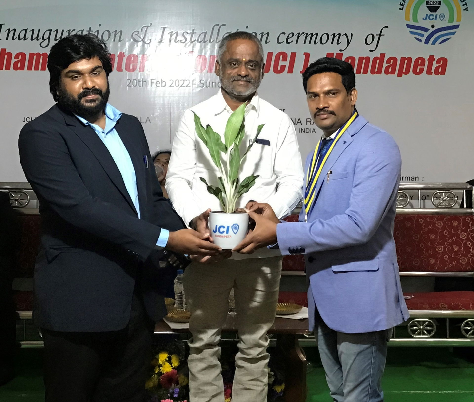 Prudhvi Moses in JCI Mandapeta Launch Event, held at surya gran…