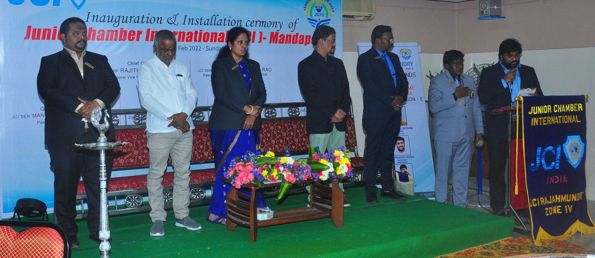 Prudhvi Moses in JCI Mandapeta Launch Event, held at surya gran…