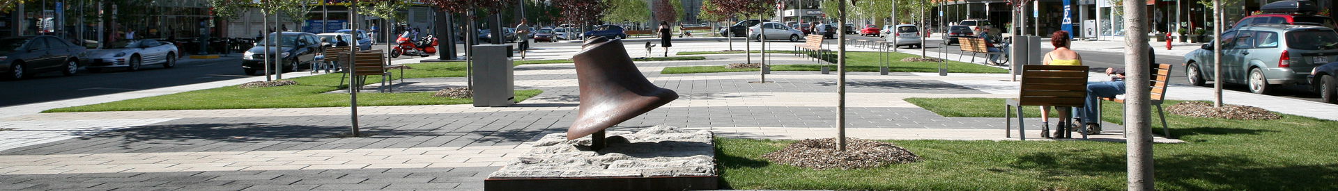 Vu sur le centre-ville de Joliette (Place Bourget)
