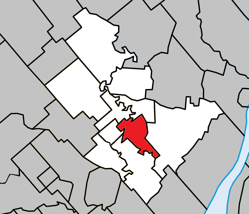 Location of Joliette, Quebec within Joliette Regional County Mu…