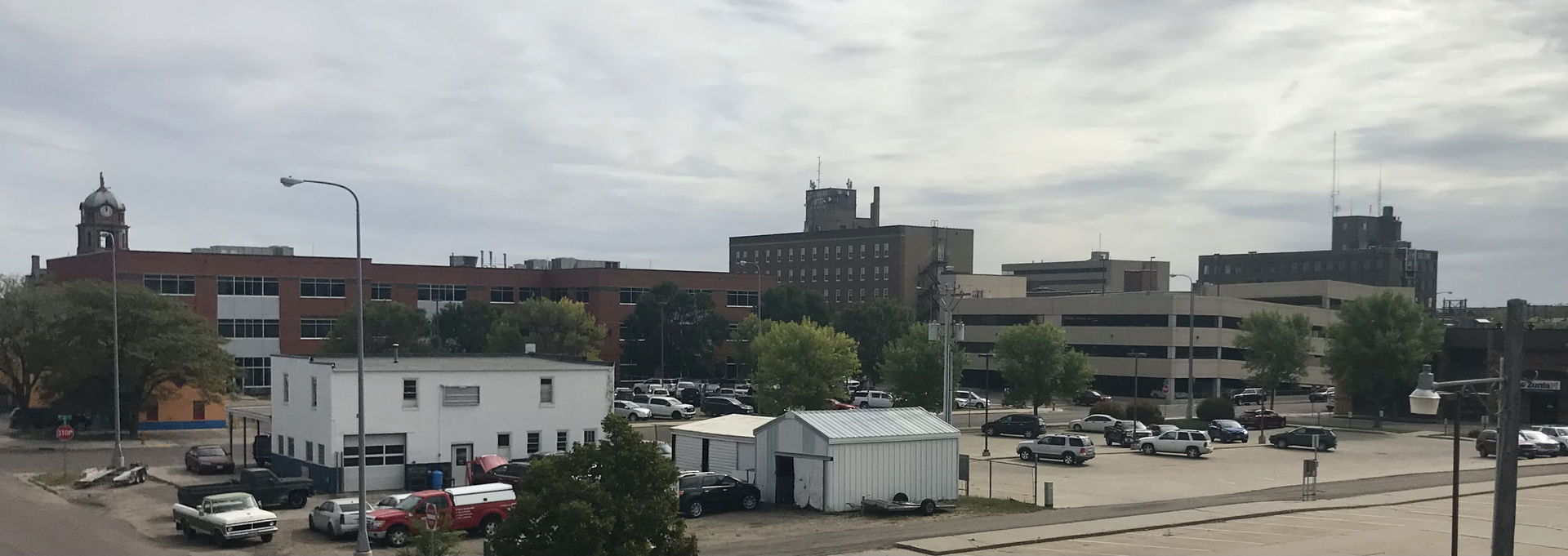 Skyline of Aberdeen as seen from a bridge. (09/26/2023)