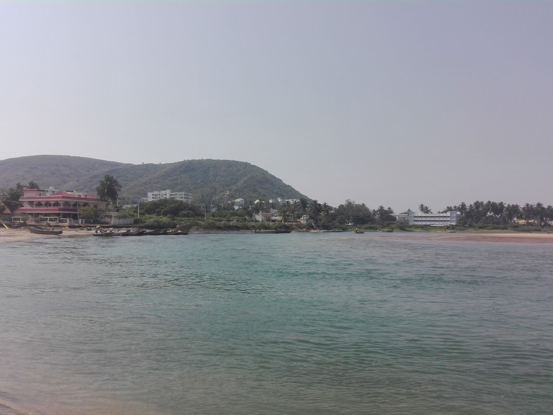 Gosthani river view at Bheemunipatnam