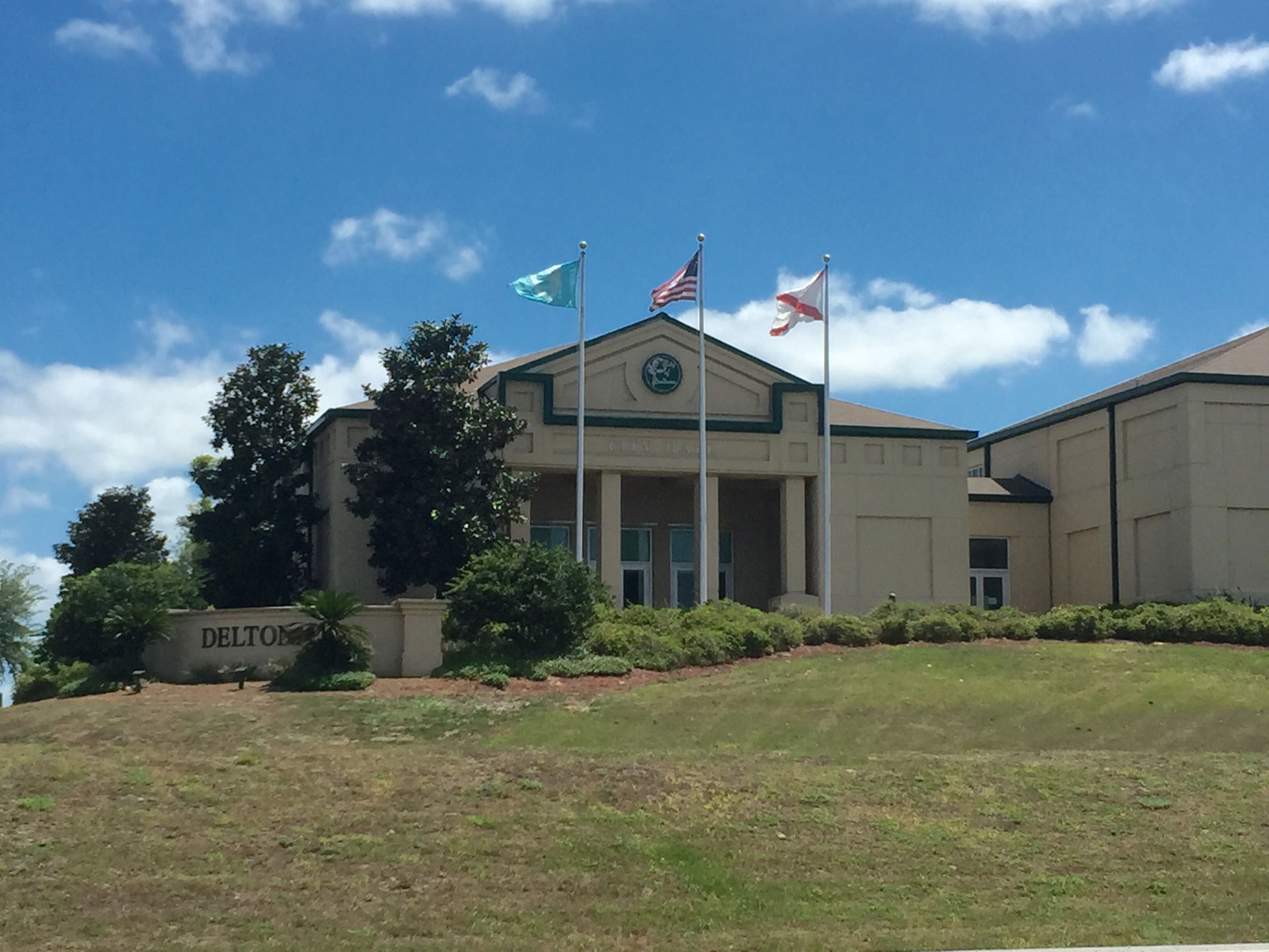 Front view of Deltona City Hall, April 9, 2015.