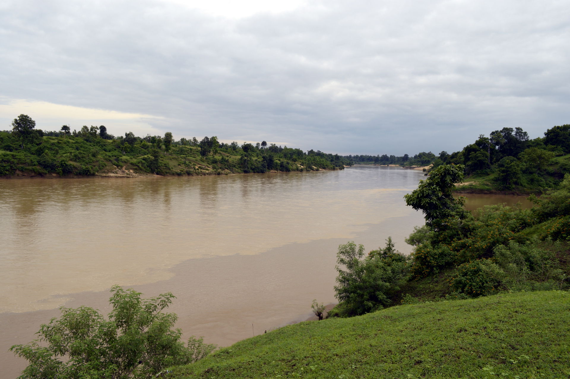 Son River, Umaria district, Madhya Pradesh, India.