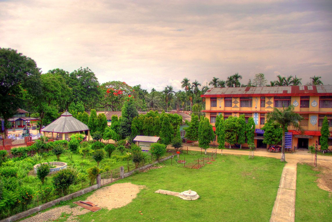 North Lakhimpur College Administrative Building Bird Eye View