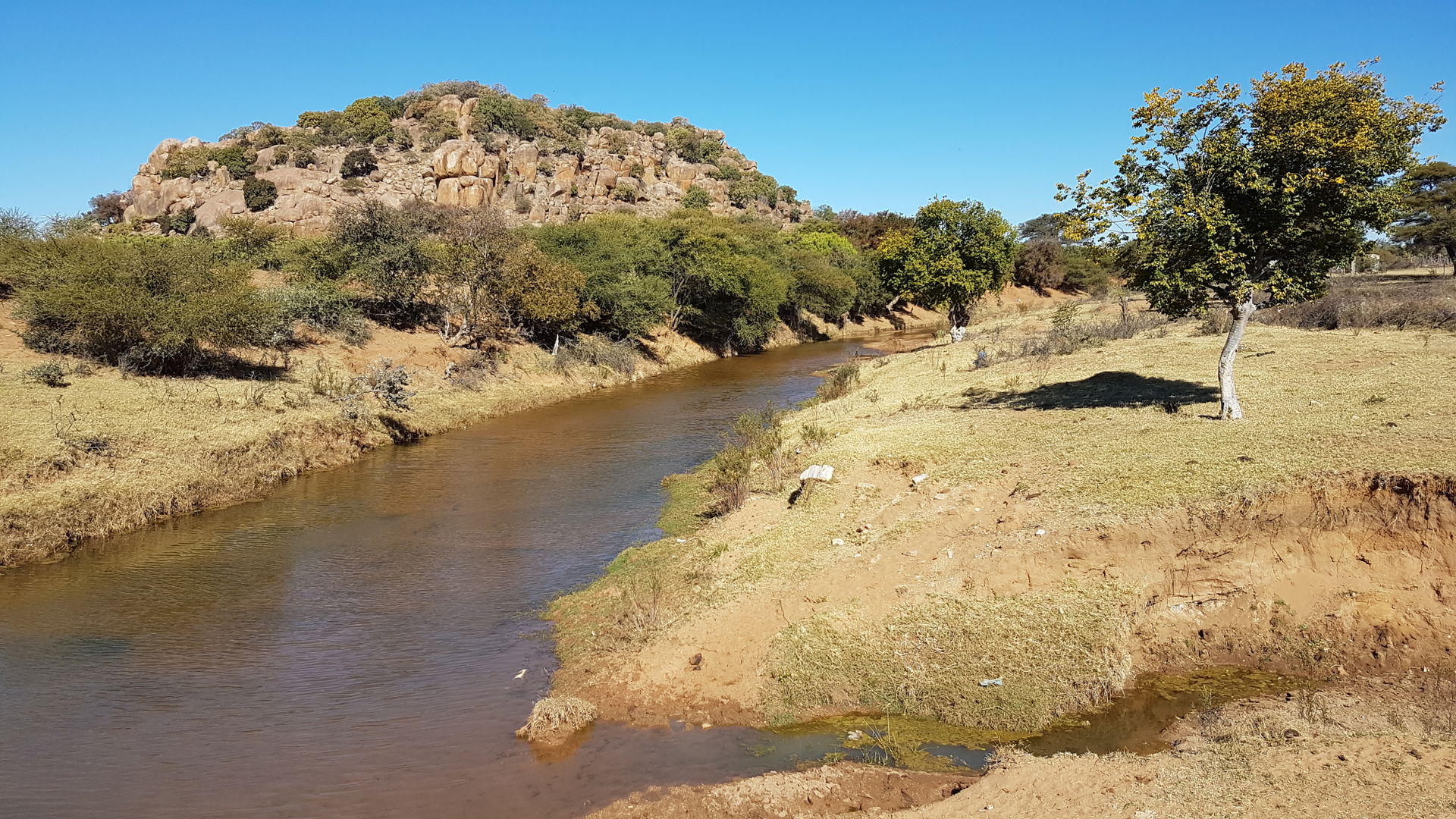 Mosupe river at Moshupa, Southern District