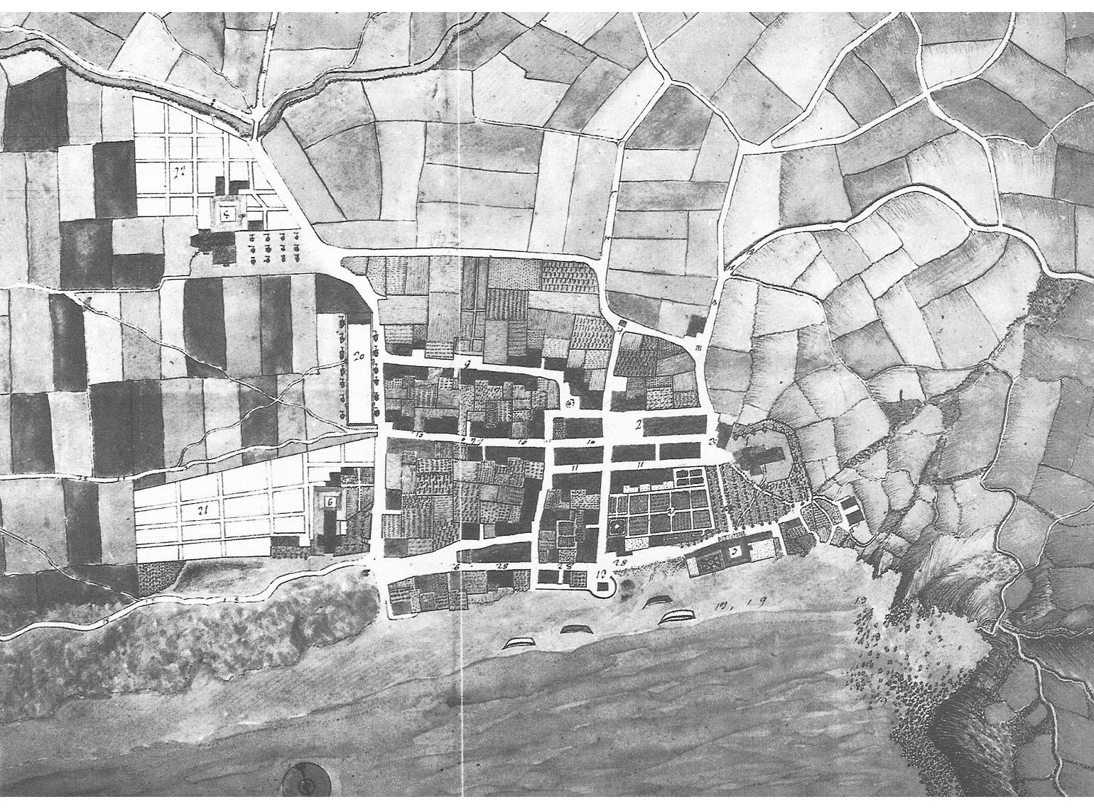 Zarauzko mapa, 1789 inguruan