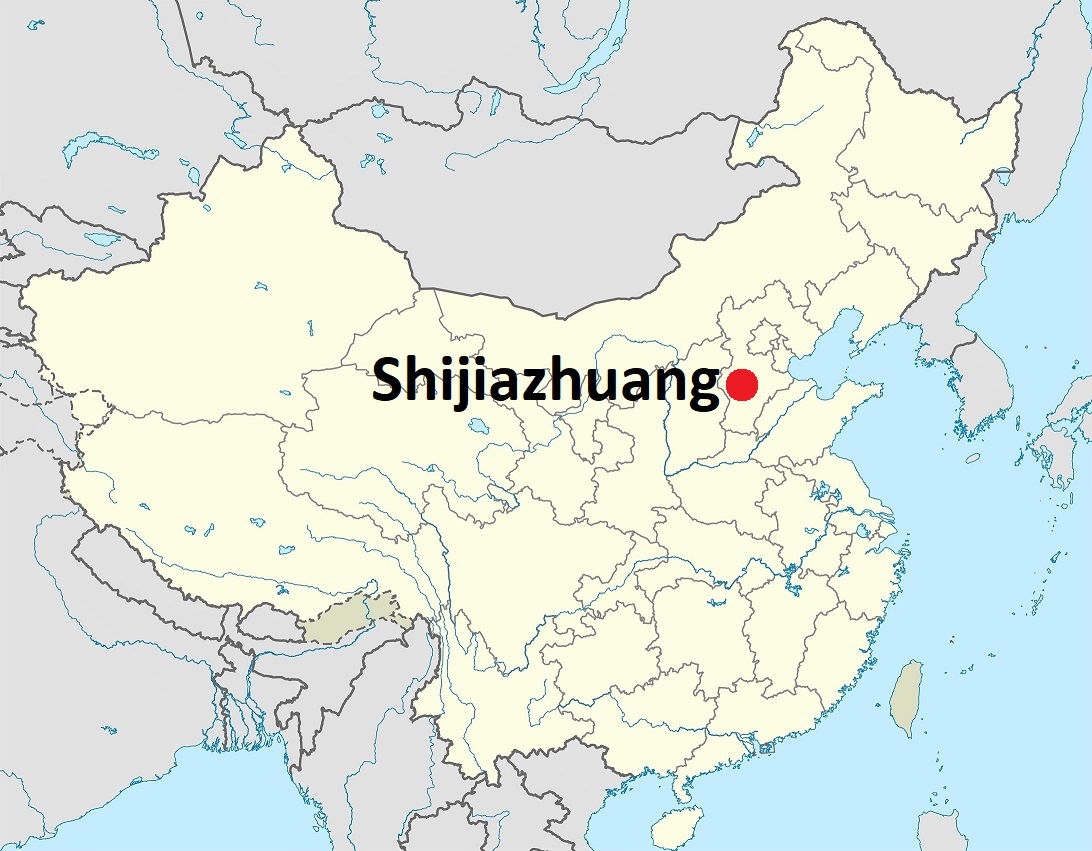 Location MAP Shijiazhuang City, Hebei Province China. Based on …