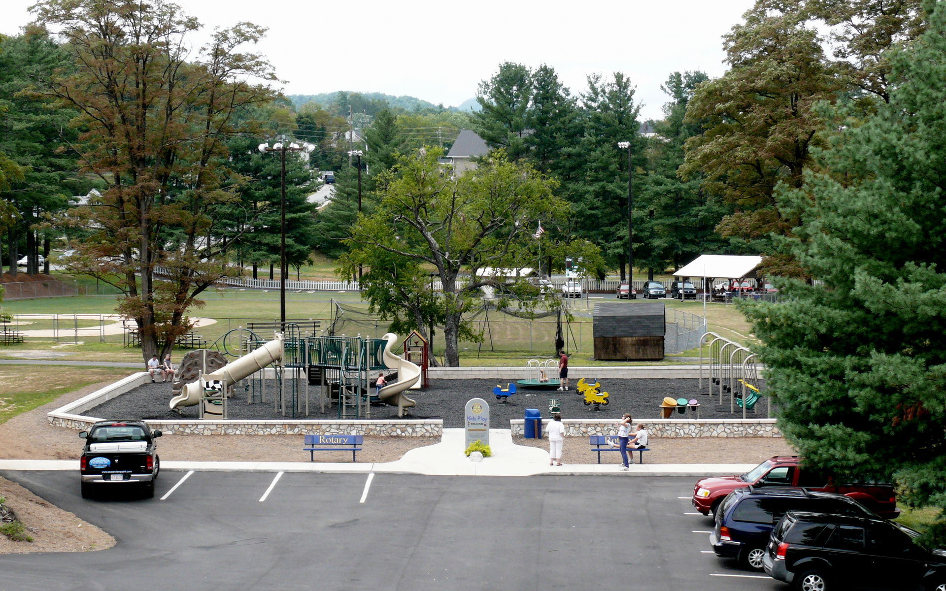 The Spruce Pine Community Park.Photo taken with a Panasonic Lum…