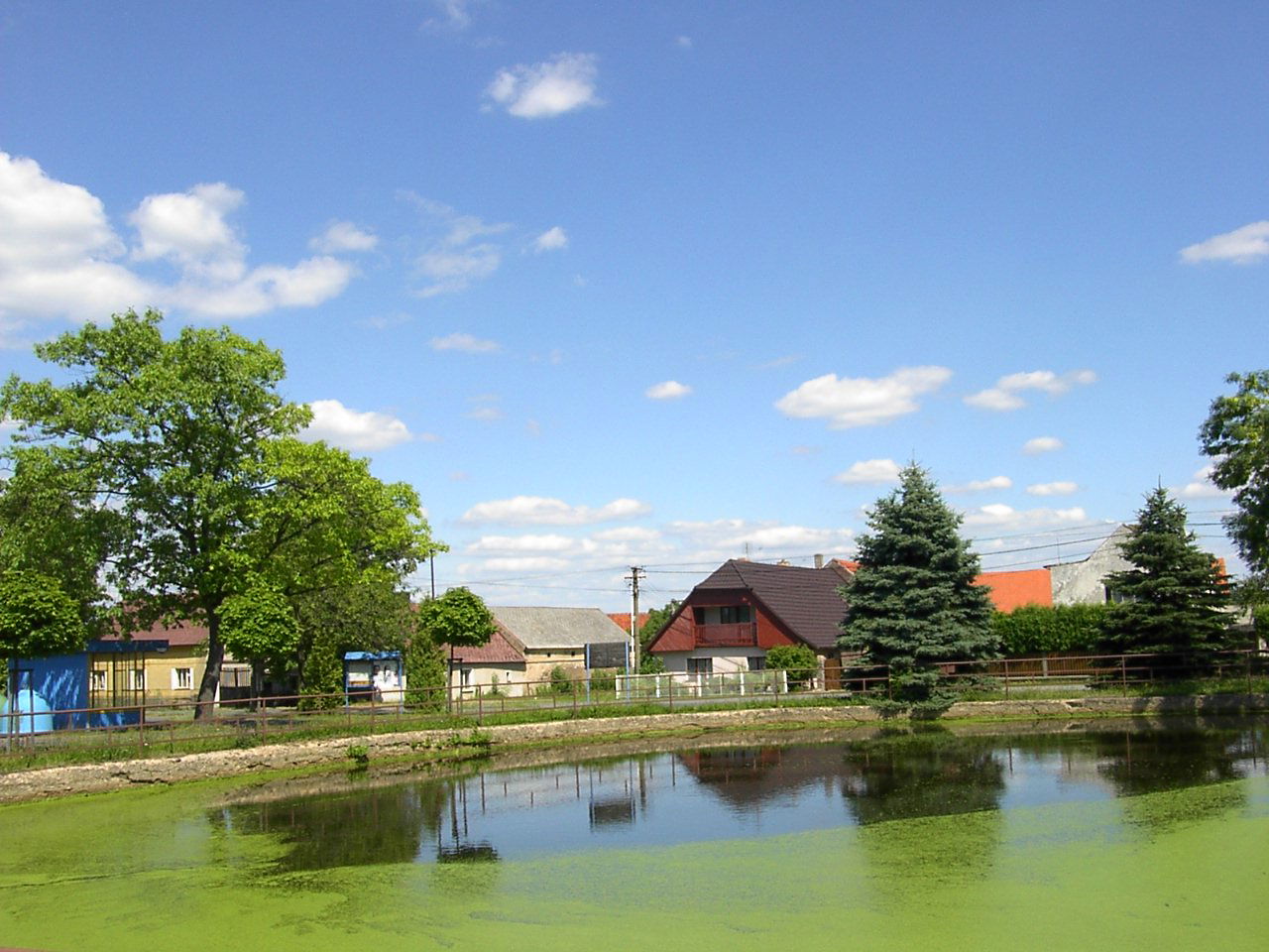 East side of village square in Sirá