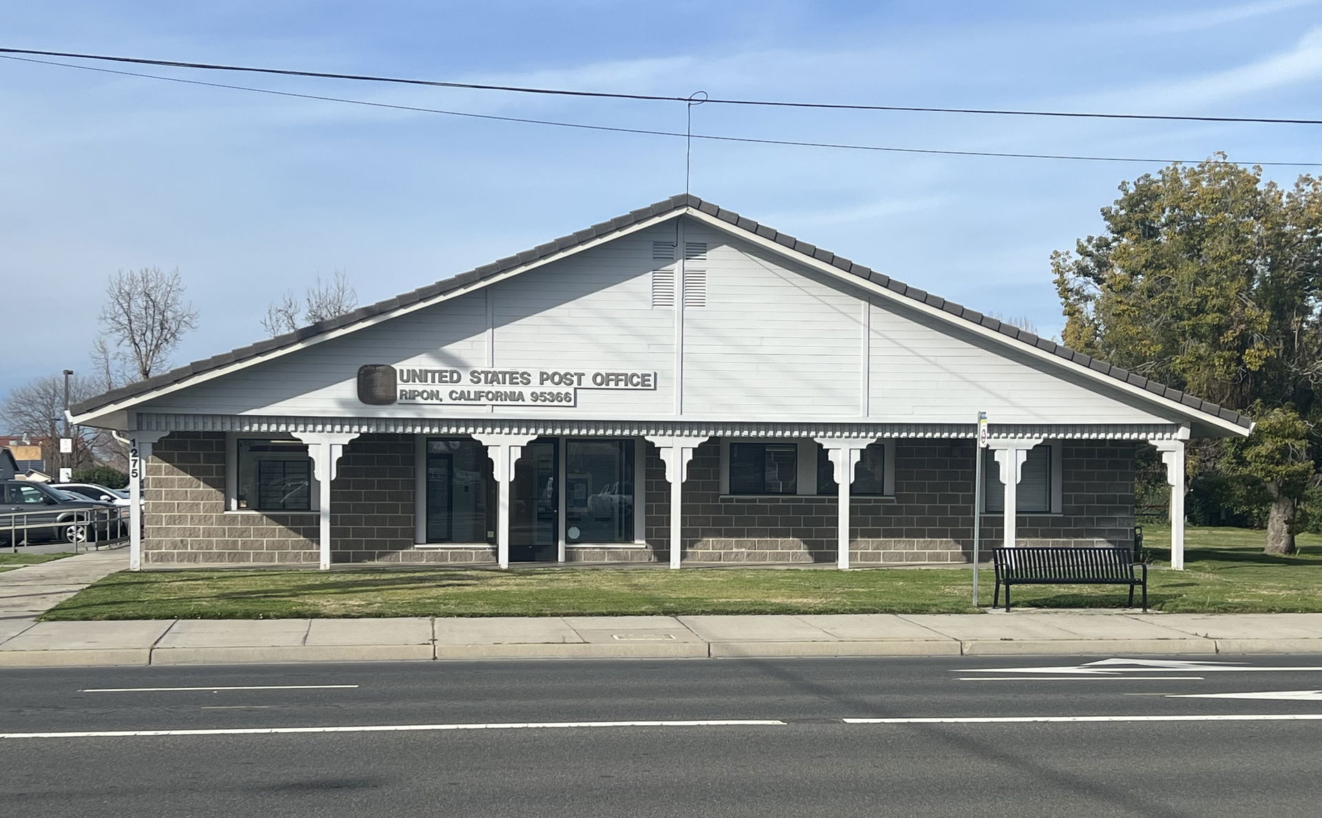 The post office in Ripon, California.