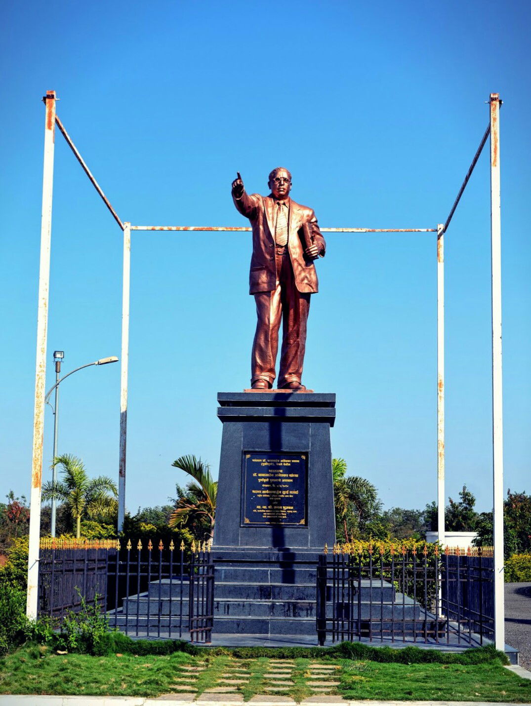 Statue of Dr. Babasaheb Ambedkar at Mooktibhoomi, Yeola, Mahara…