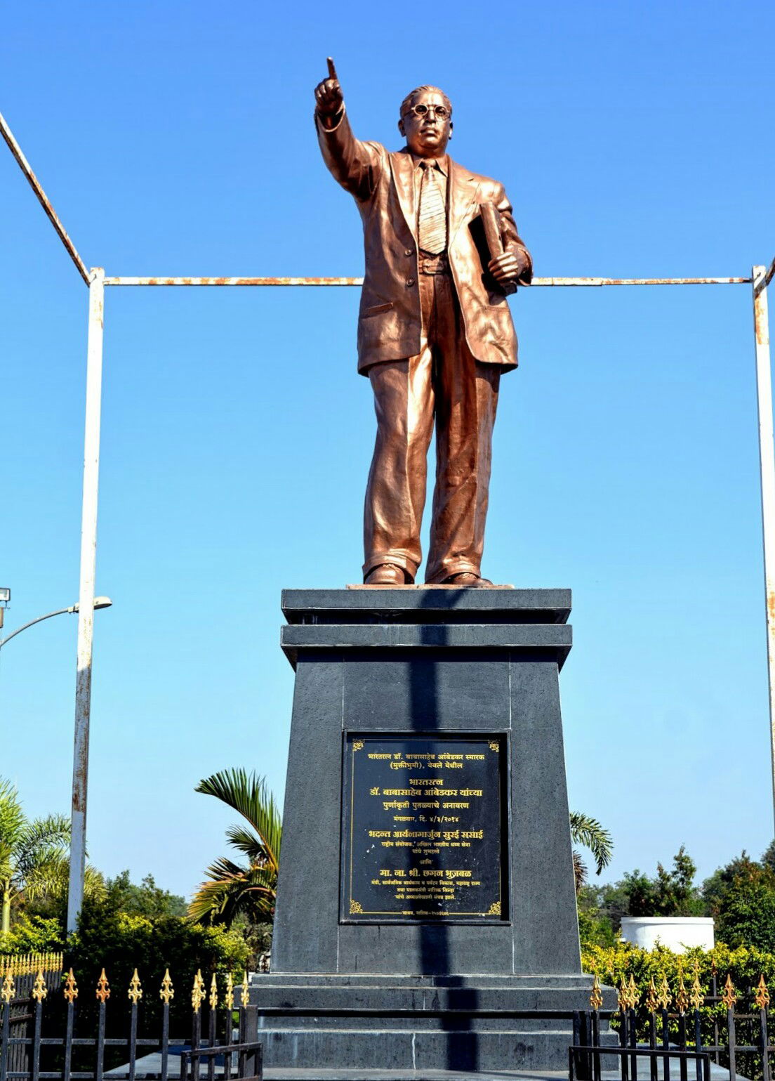 Statue of Dr. Babasaheb Ambedkar at Mooktibhoomi, Yeola, Mahara…