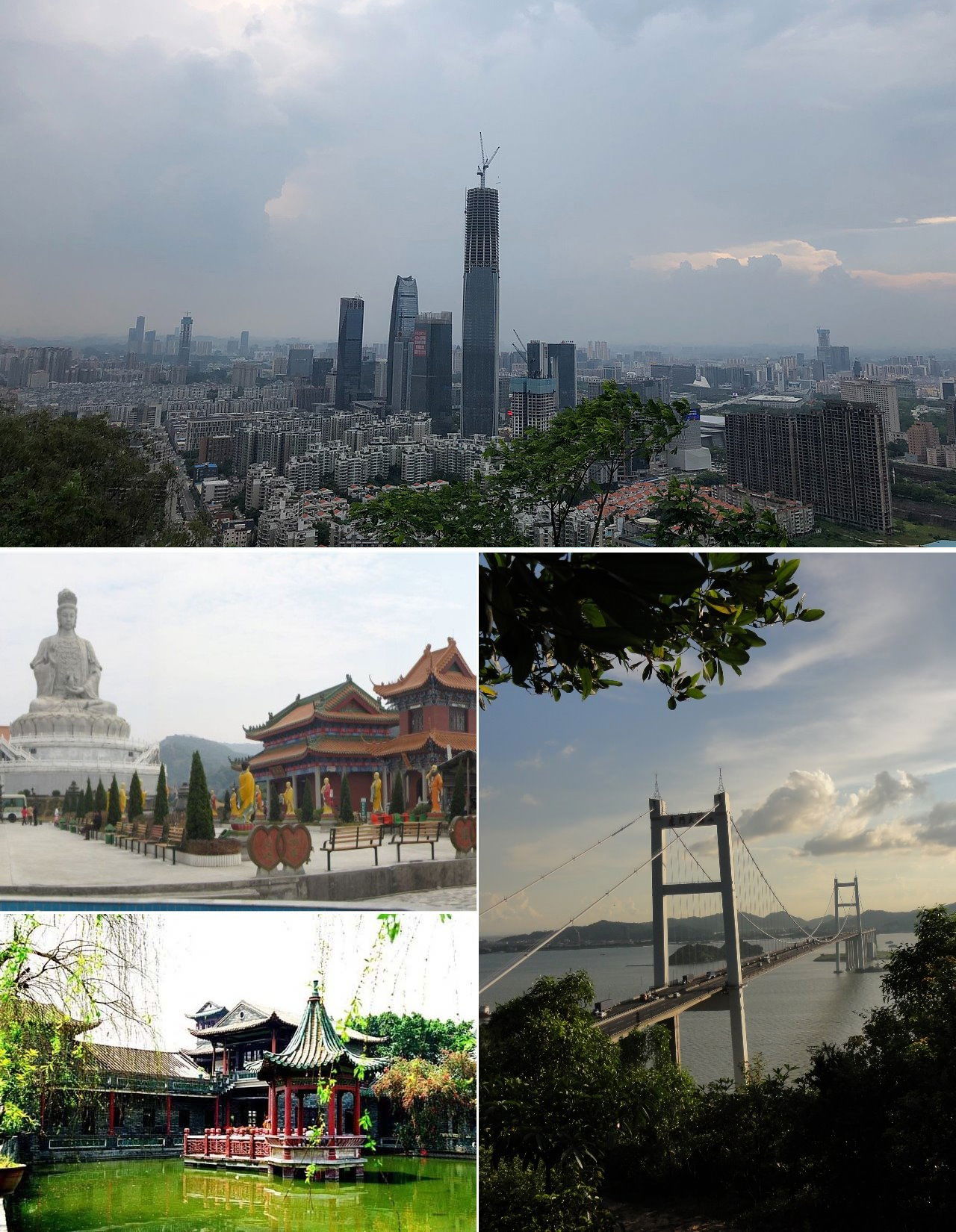 Montage of various Dongguan images