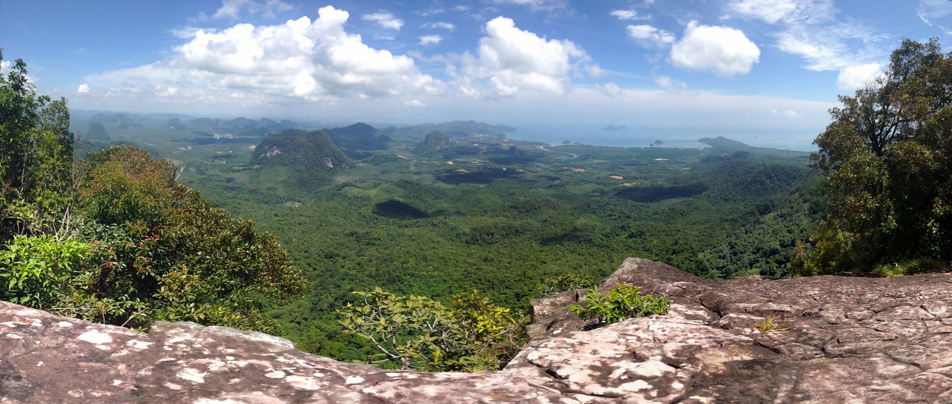 Panorama picture from Hang Nak nature trail