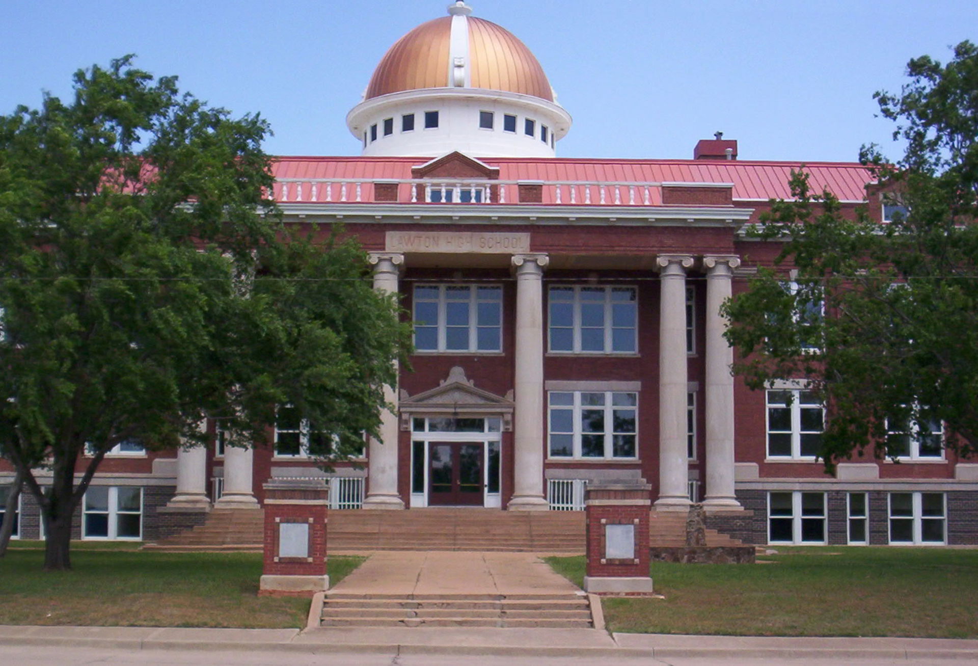 Picture of the Old Lawton High School Building