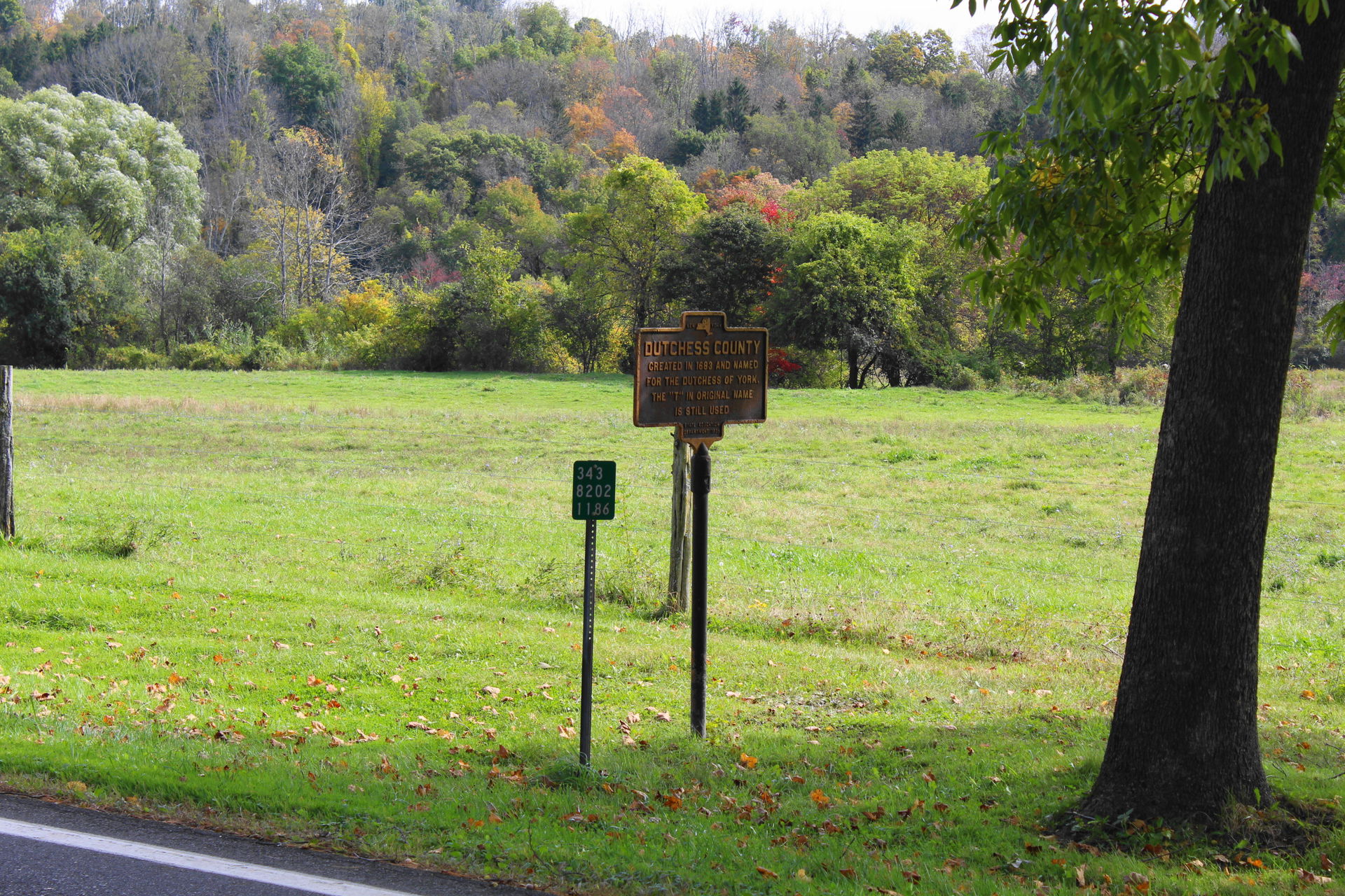 New York Route 343 at the CT/NY state line.